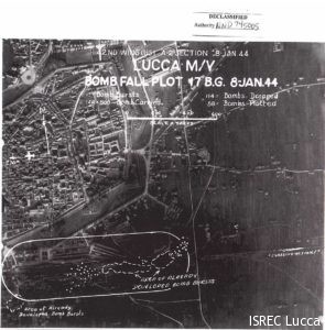 Foto area del bombardamento